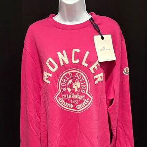 Brand New Moncler Pink Crew Neck